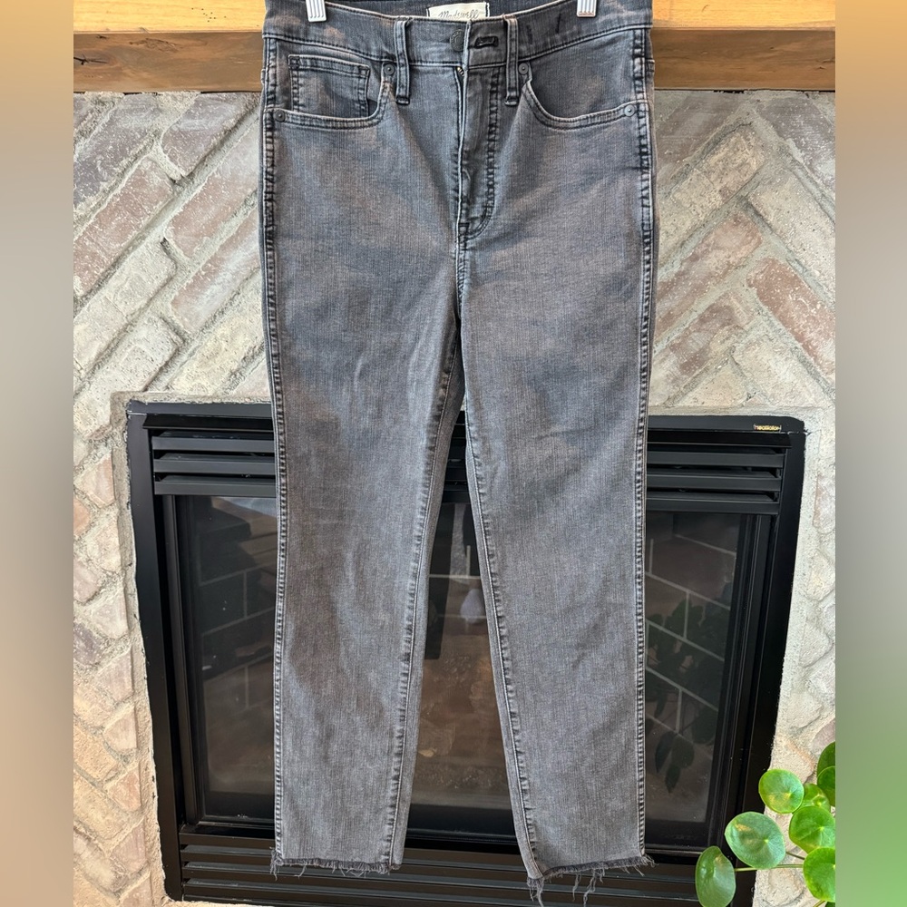 Classic Gray Straight Leg Women's Jeans